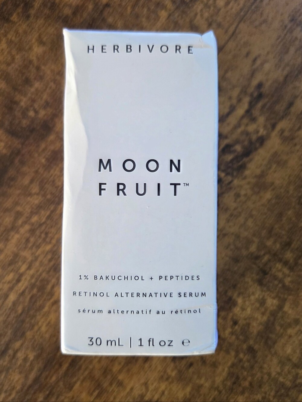Herbivore Moon Fruit Serum 1% Bakuchiol + Peptides Retinol Serum 1oz New In Box